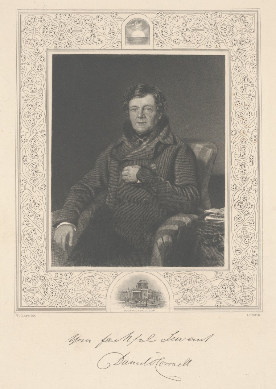 Daniel O&39;Connell, gravado por O&39;Neill de T. Garrick