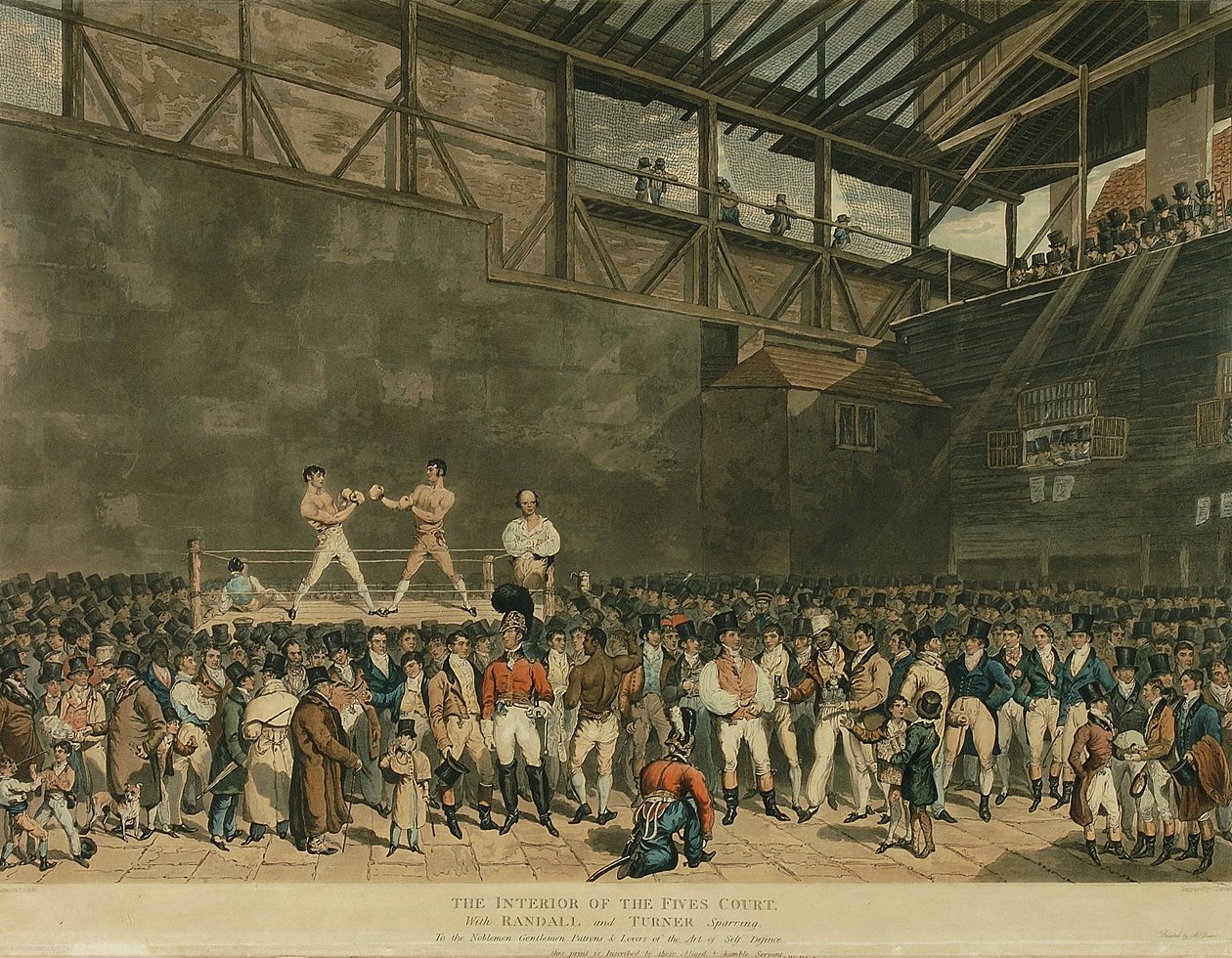 O Interior do Tribunal de Fives, gravado por Charles Turner de T. (after) Blake