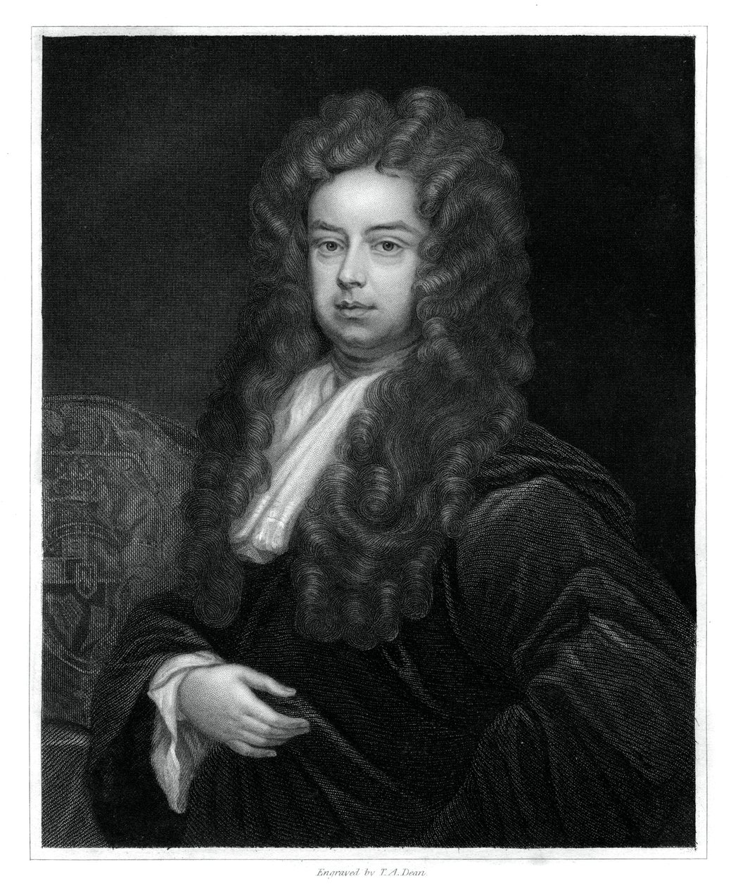 John Somers, 1º Barão Somers, Lorde Alto Chanceler da Inglaterra, 1833. de T. A. Dean