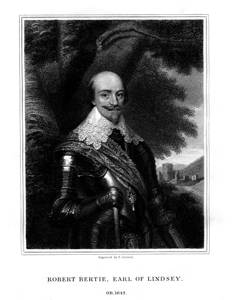 Robert Bertie, 1º Conde de Lindsey, 1827. de T. A. Dean