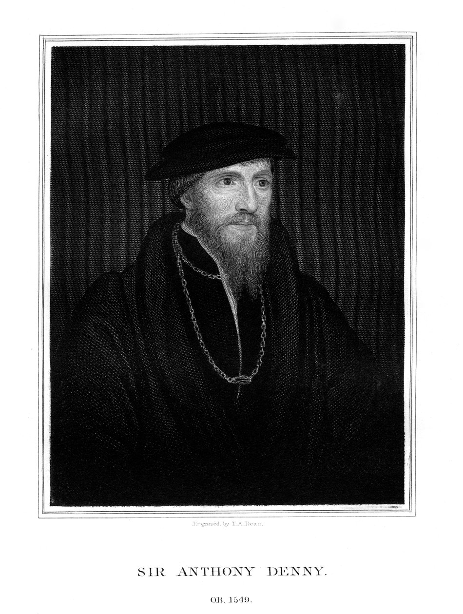 Sir Anthony Denny, cortesão de Henrique VIII, 1827. de T. A. Dean