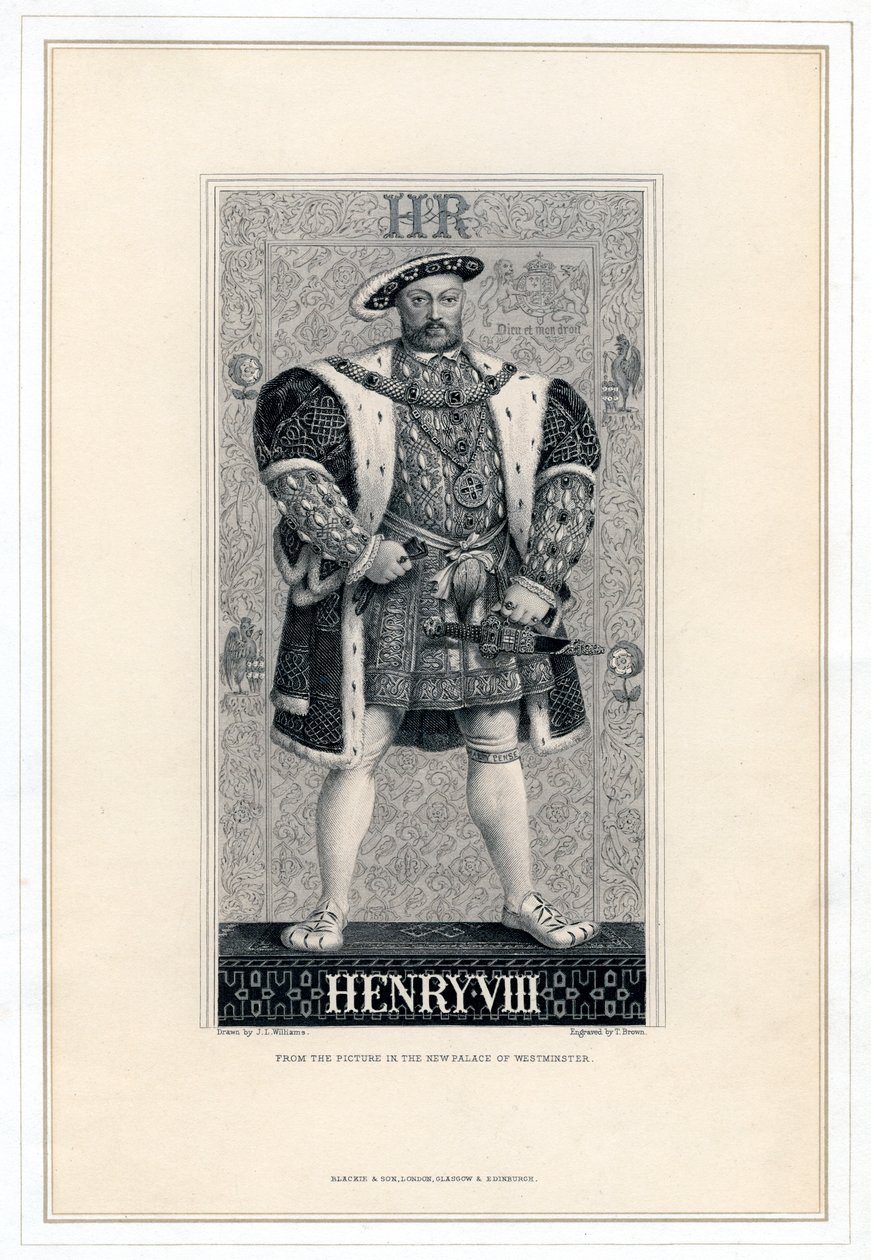 Henrique VIII da Inglaterra, 1491-1547. de T. Brown
