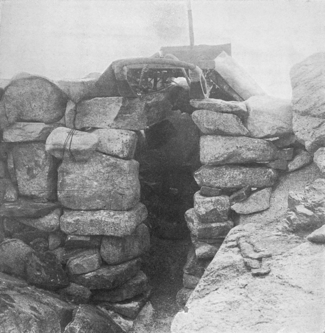 Cabana de granito, geologia do cabo, 1911, 1913 de T. Griffith Taylor