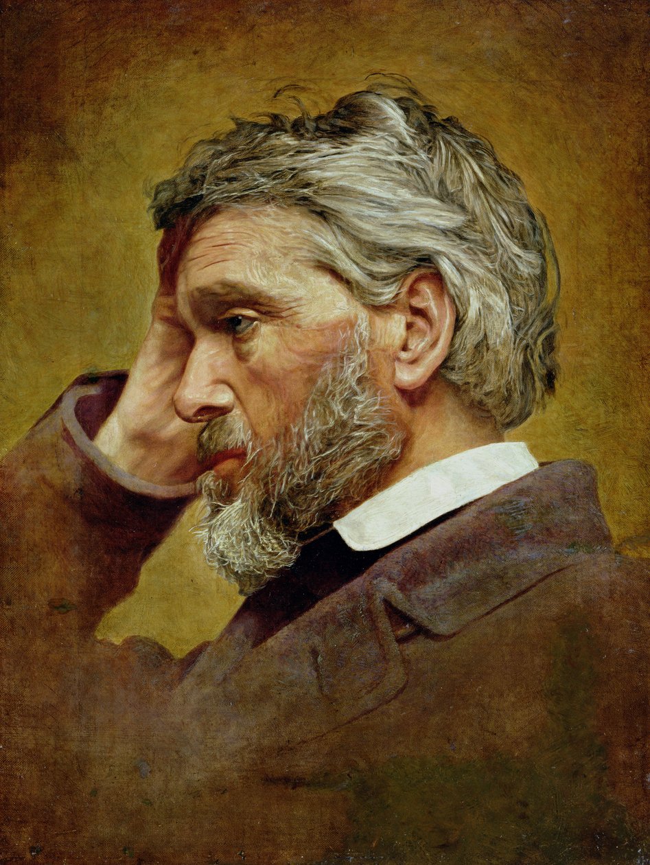 Retrato de Thomas Carlyle (1795-1881) 1866 de T. Henderson