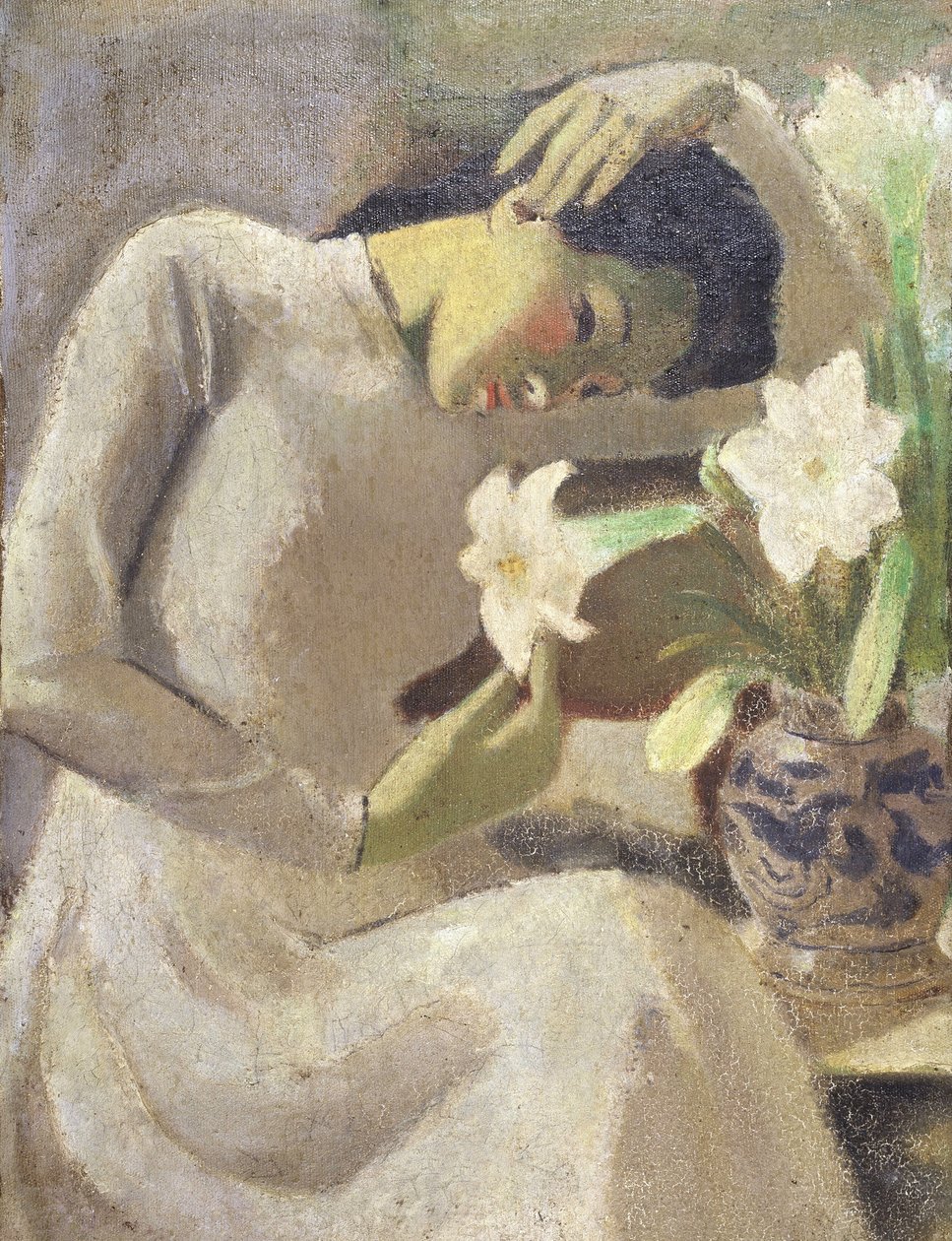 Óleo sobre tela de Fo Ngoc Van de Tô Ngọc Vân