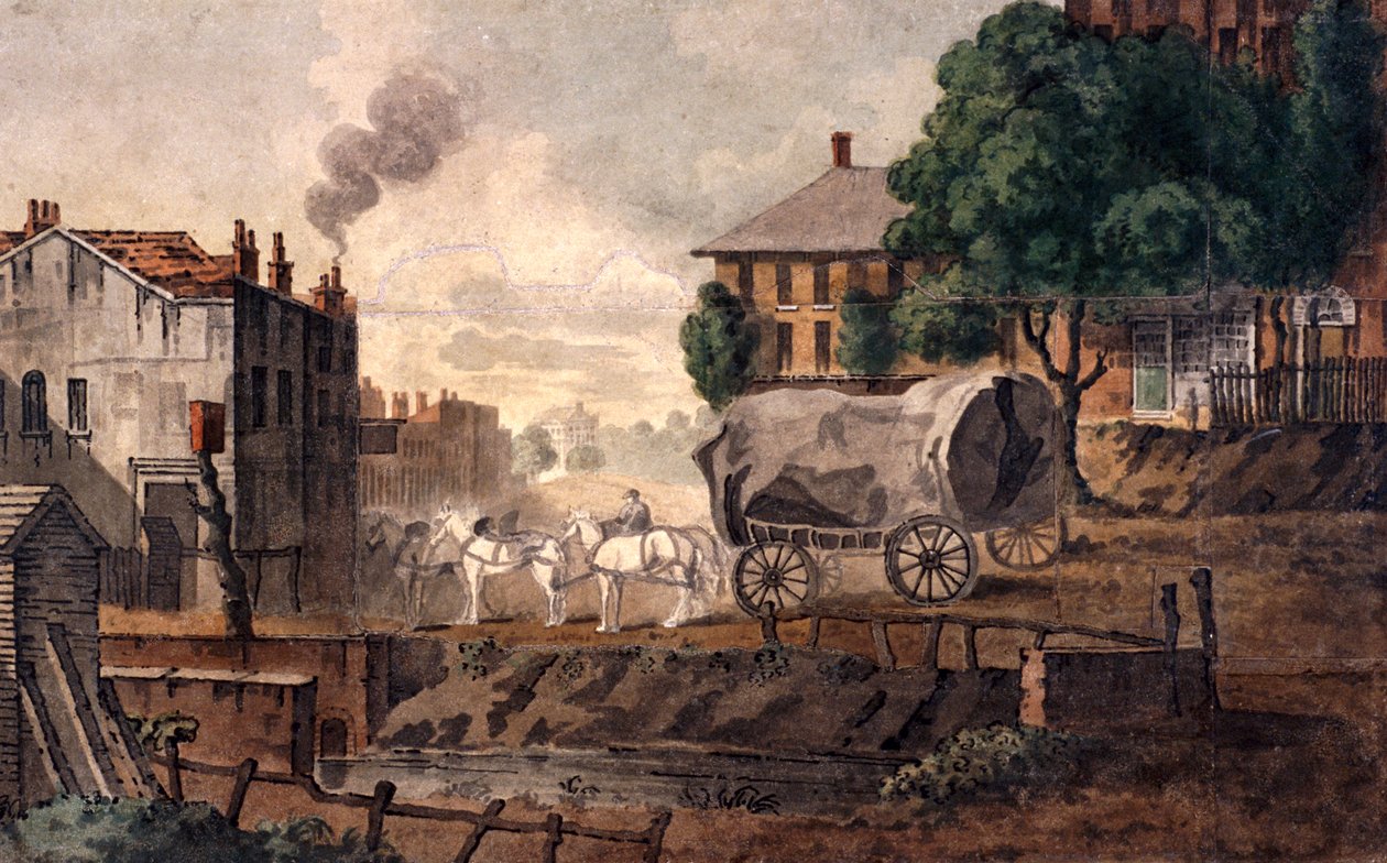 Kentish Town, Londres, 1817 de T Nugent