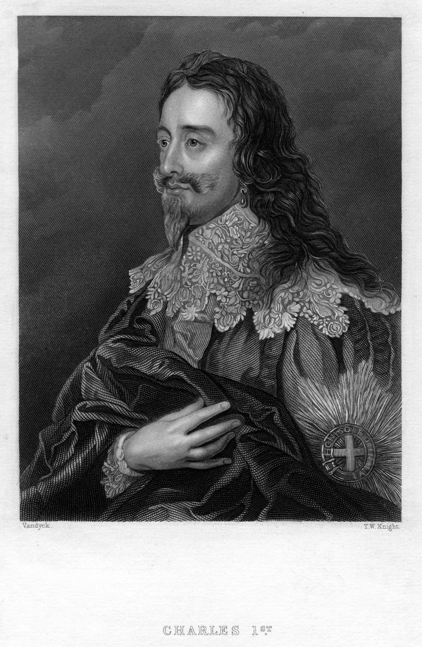 Carlos I da Inglaterra, século XIX. de T. W. Knight