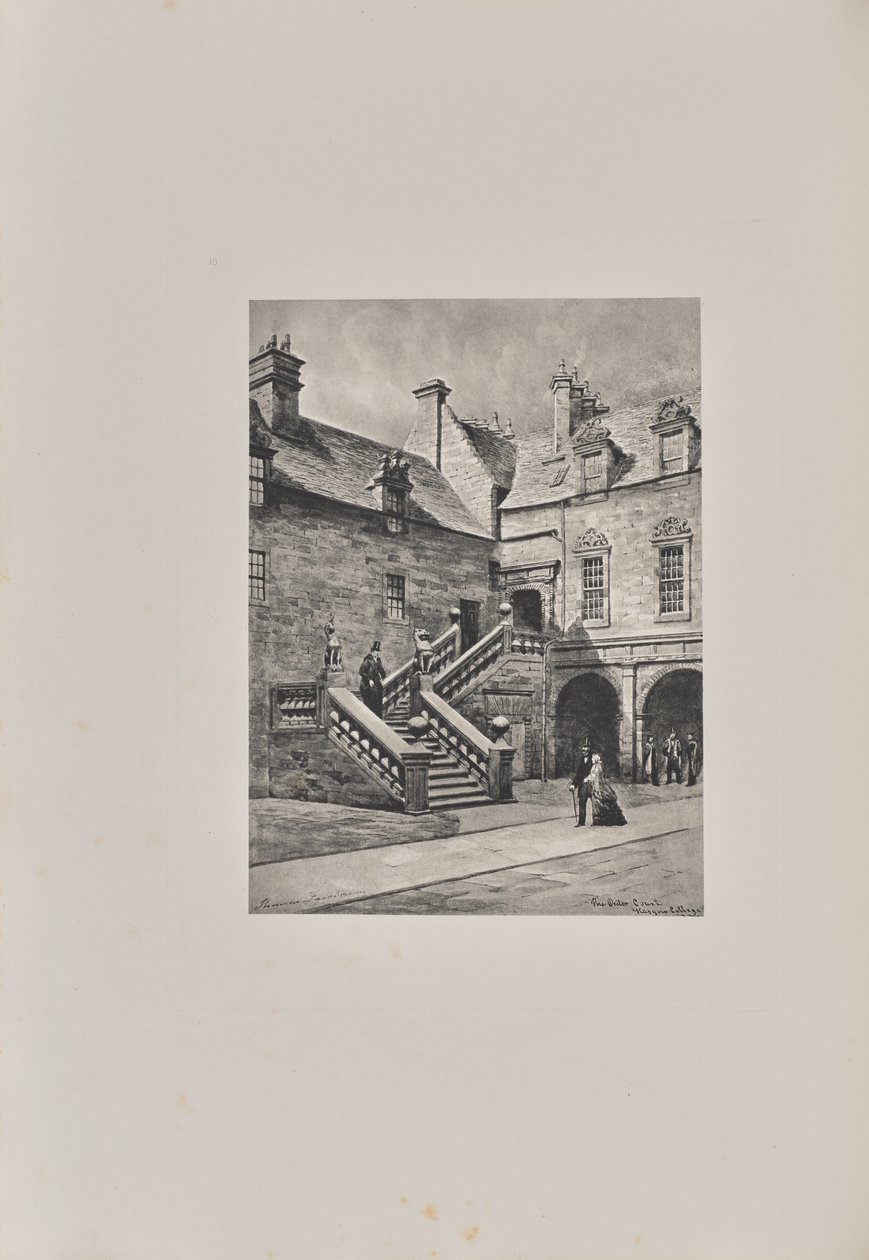 O Pátio Exterior, Colégio de T. and R. Annan and Sons