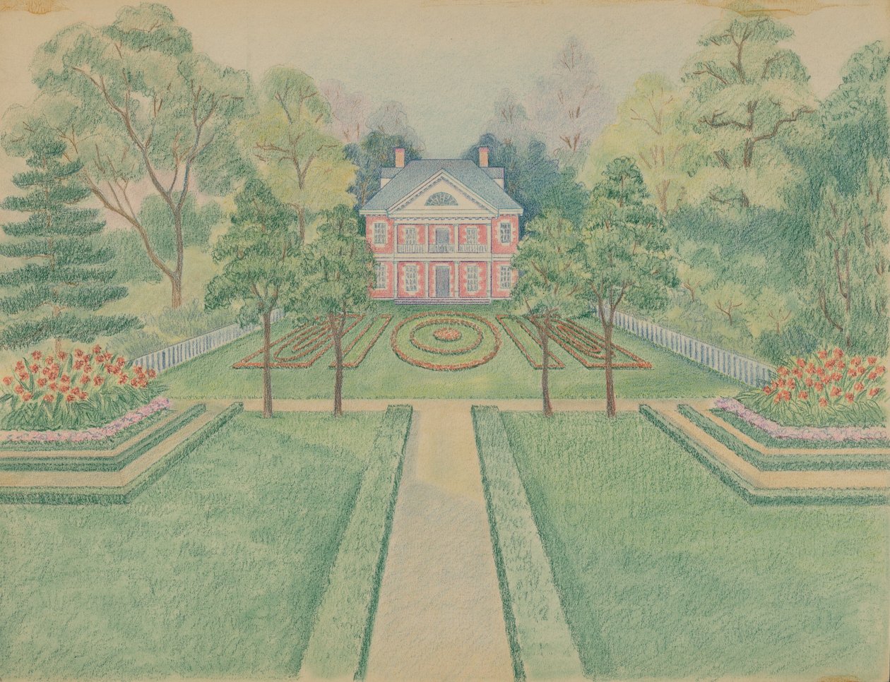 N.W. Residência Stuyvesant, c. 1936. de Tabea Hosier