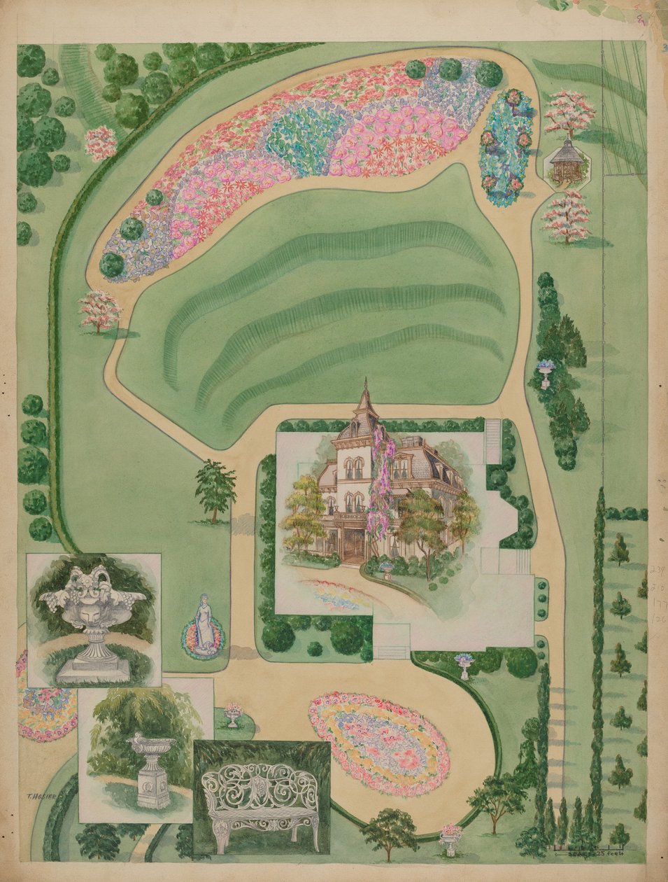 William A. Wheelock Estate, c. 1936. de Tabea Hosier