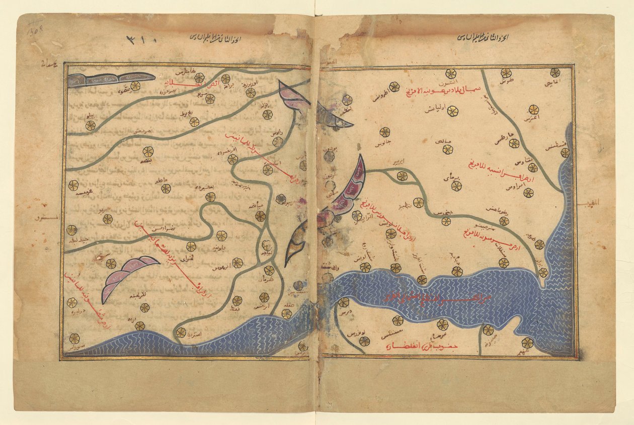 Norte da França e Bélgica de Tabula Rogeriana