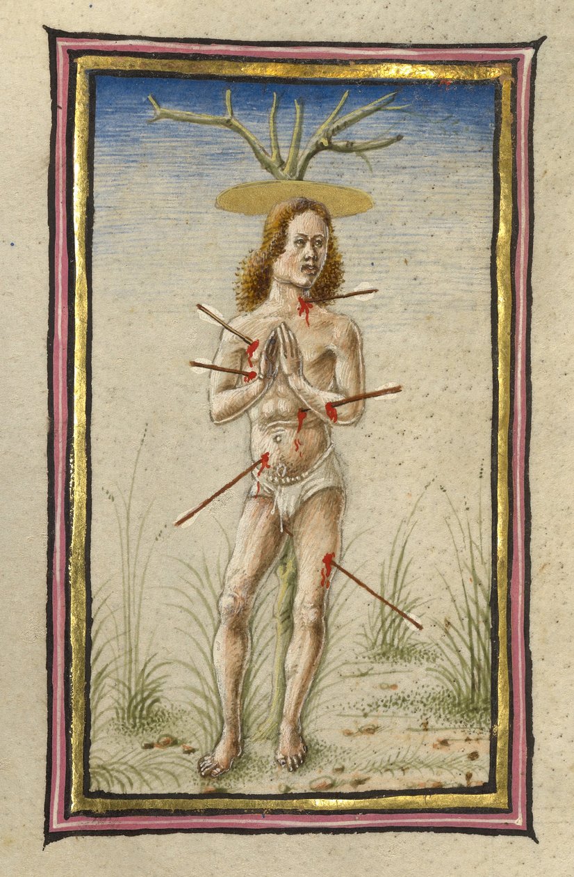 O martírio de são Sebastião de Taddeo Crivelli