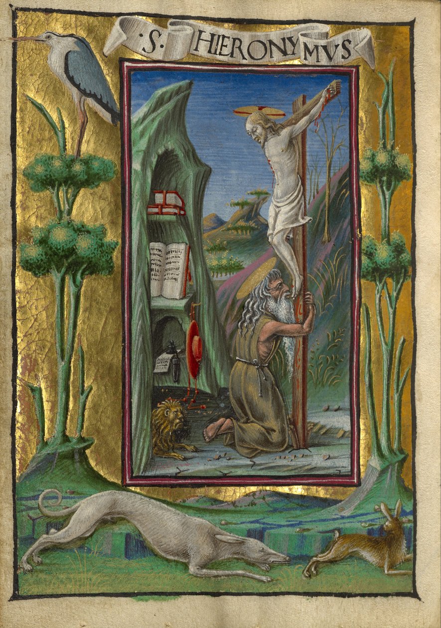 São Jerônimo no deserto de Taddeo Crivelli