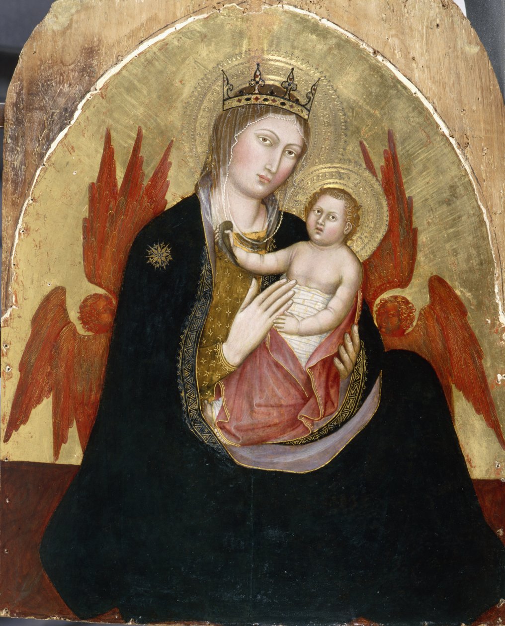 Madonna dellUmilta, c.1400 (tempera em madeira de álamo) de Taddeo di Bartolo