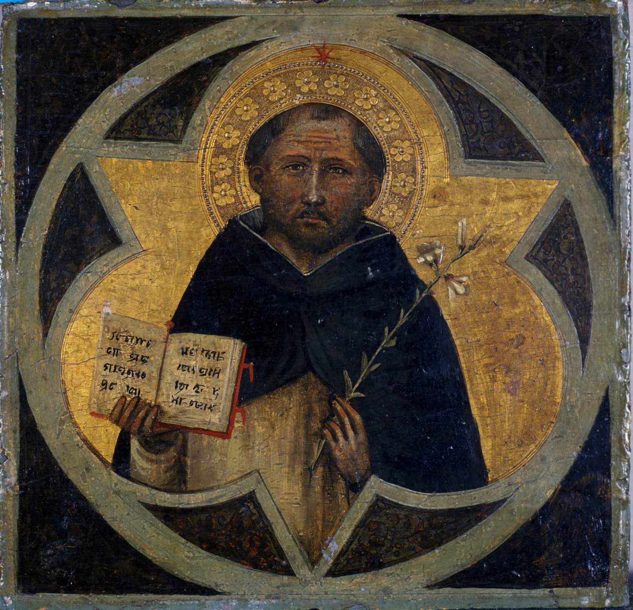 São Domingos, c.1400 (têmpera sobre madeira) de Taddeo di Bartolo