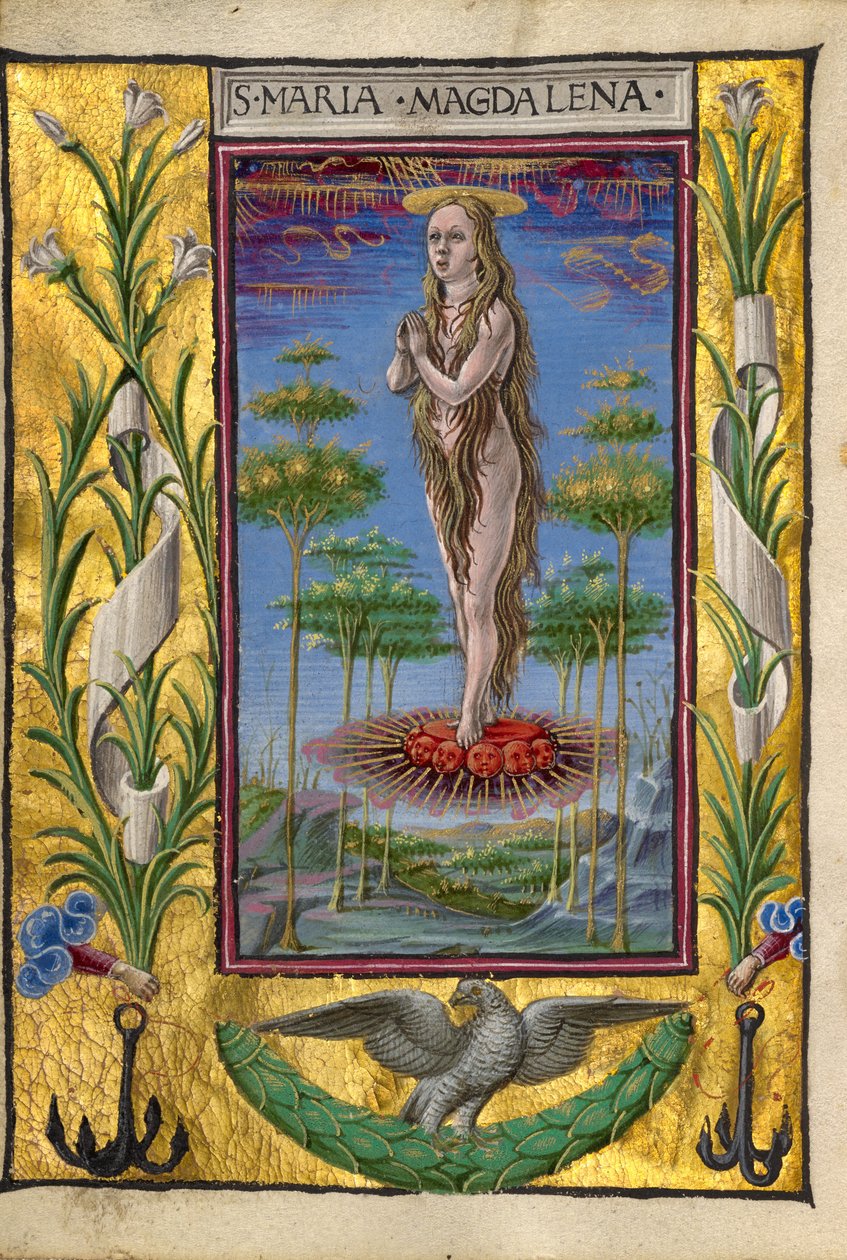 Maria Madalena no alto de Taddeo Crivelli