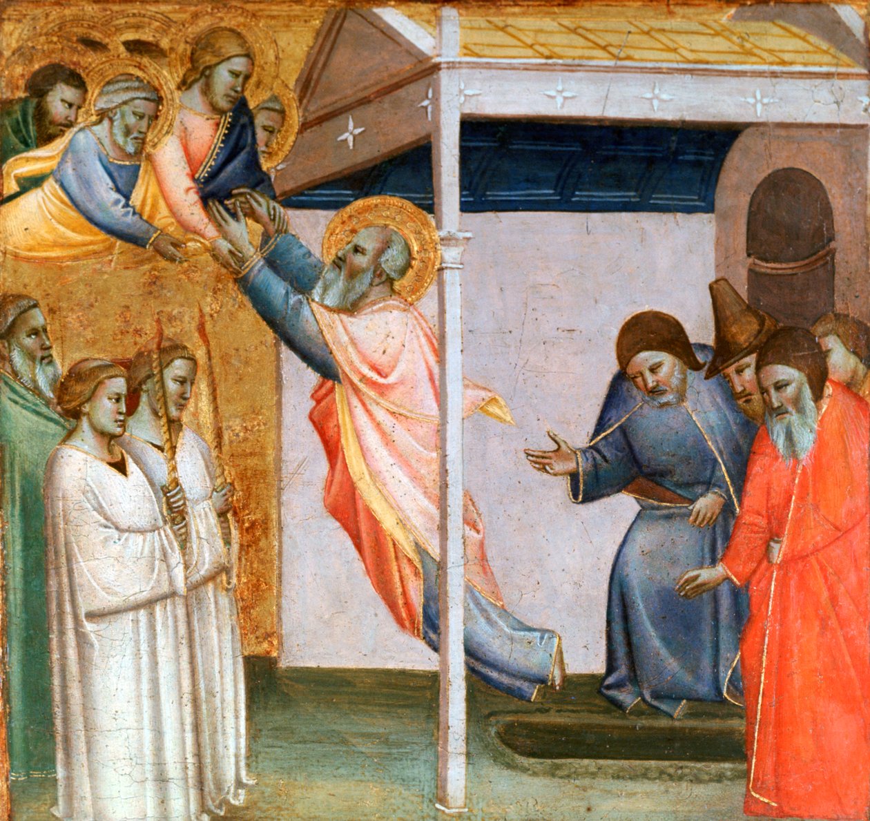 Cena da vida de São João, c1320-1366 de Taddeo Gaddi