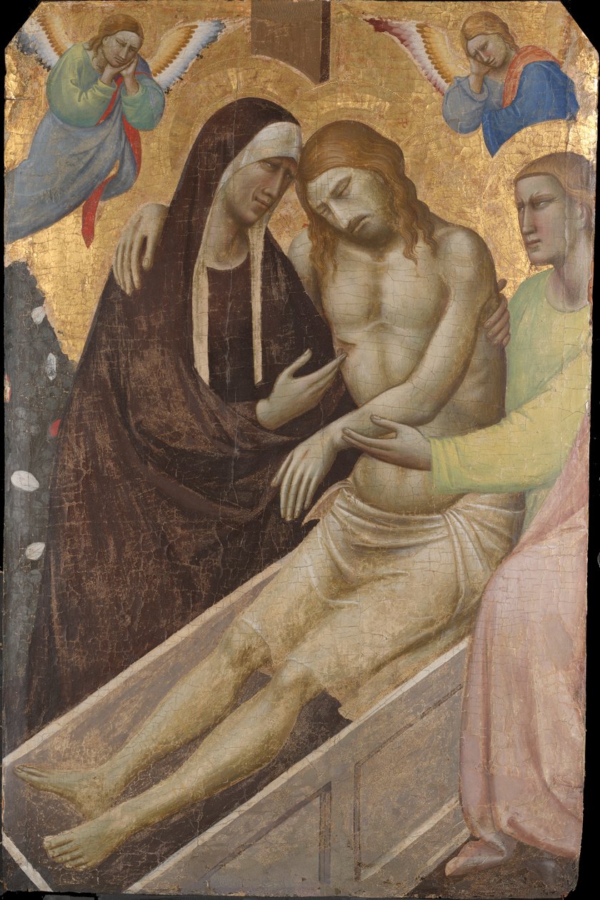 A Lamentação sobre o Cristo Morto de Taddeo Gaddi