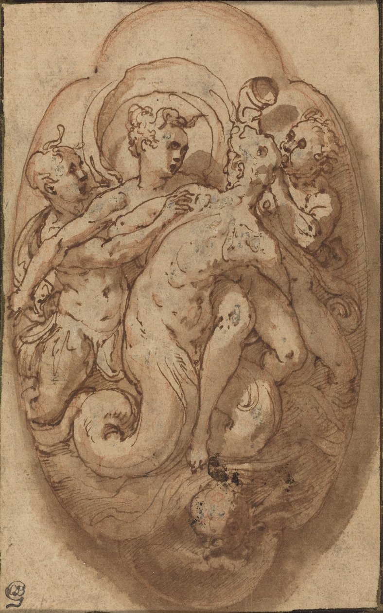 Figuras mitológicas de Taddeo Zuccaro