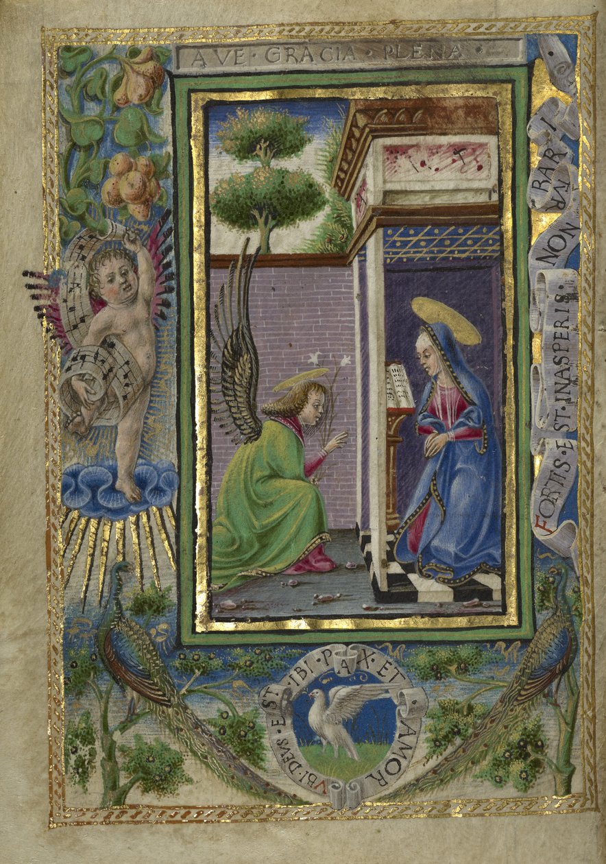 Horas Gualenghi-d&39;Este de Taddeo and Giraldi Guglielmo (fl.1445 89) Crivelli
