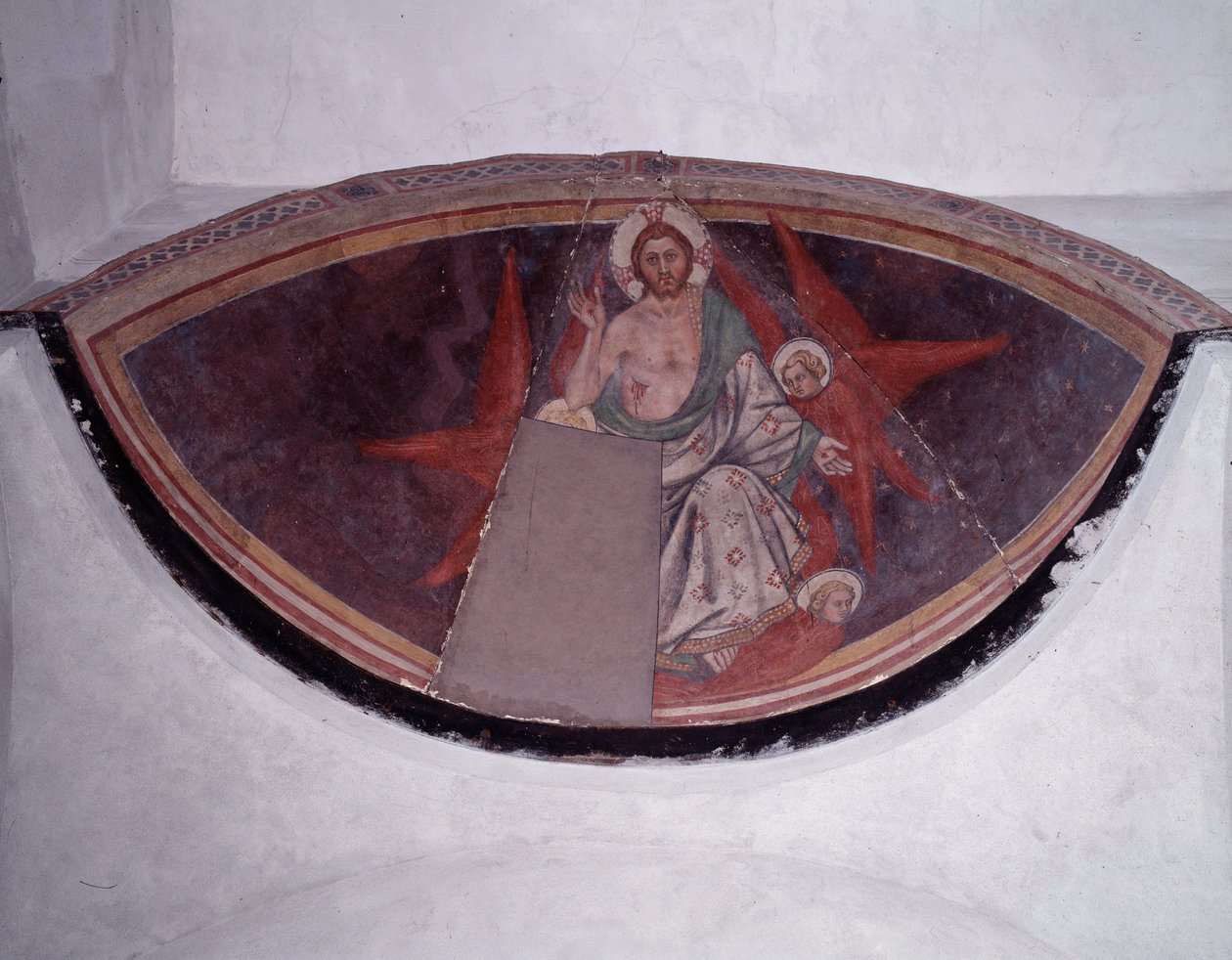 Cristo na glória (fresco de Taddeo di Bartolo