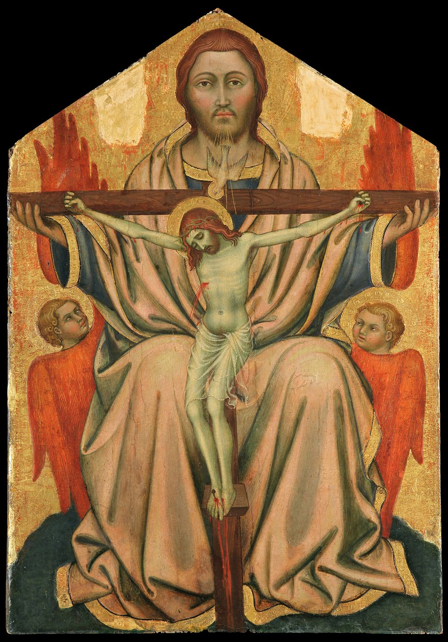 A Santíssima Trindade / Trono da Graça de Taddeo di Bartolo