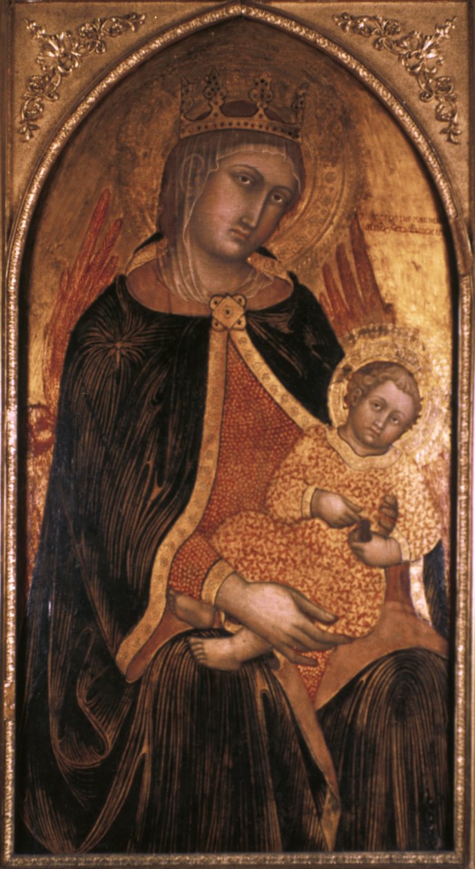 Madonna e Criança, final do século XIV de Taddeo di Bartolo
