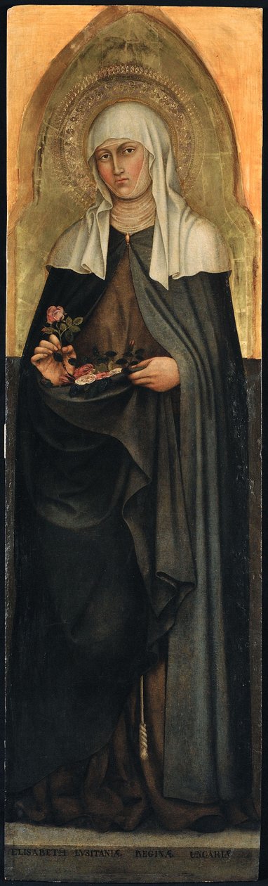 Santa Isabel da Turíngia, 1403. de Taddeo di Bartolo