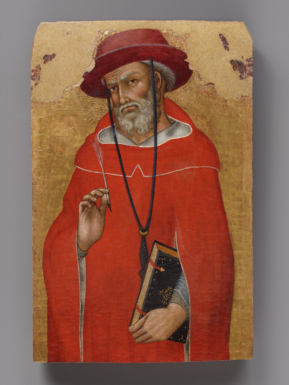 São Jerónimo, um de dois painéis de um retábulo desmembrado de Taddeo di Bartolo
