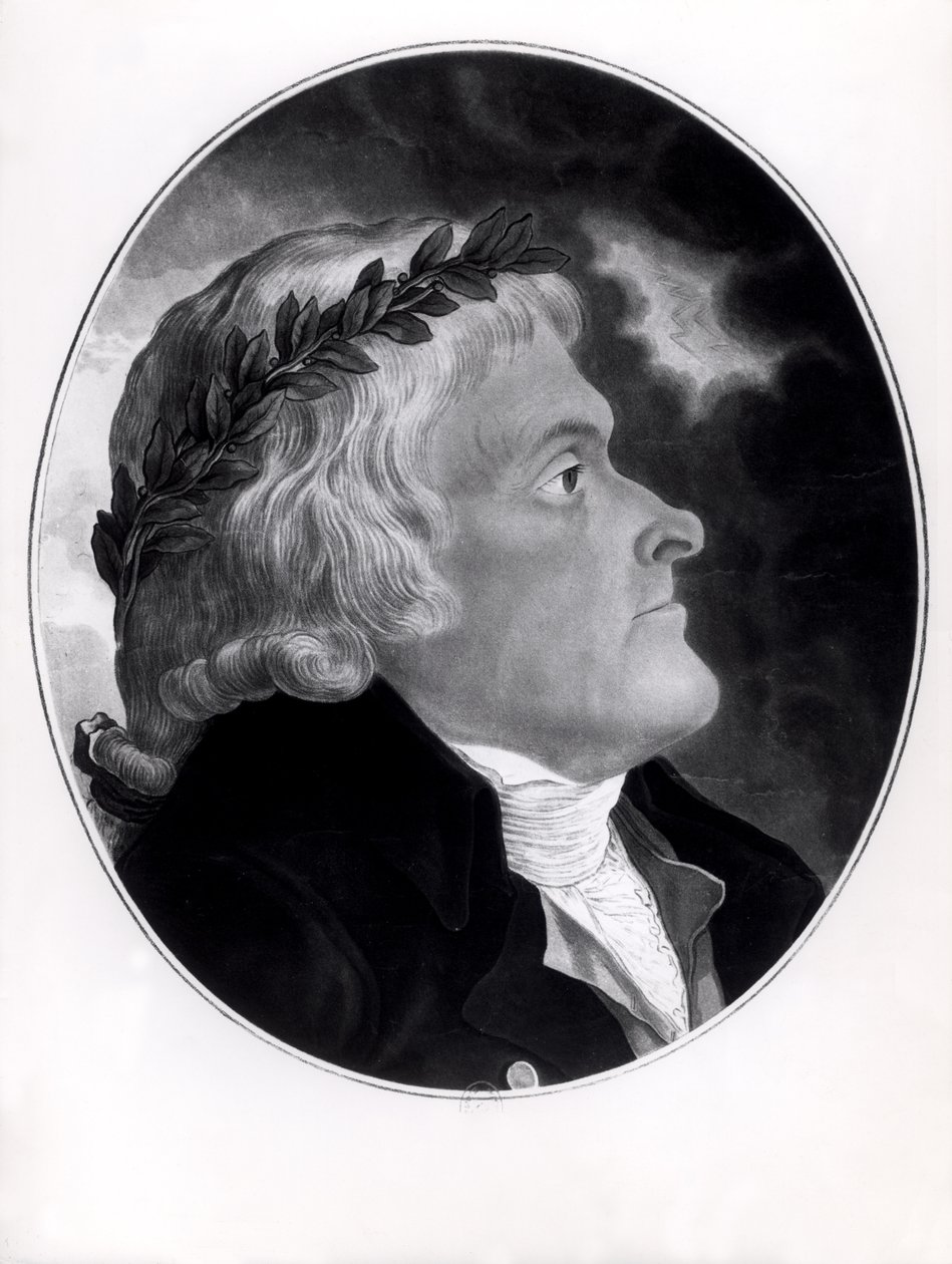 Thomas Jefferson, gravado por Michel Sokolnicki (1760-1816) de Tadeusz Kosciuszko