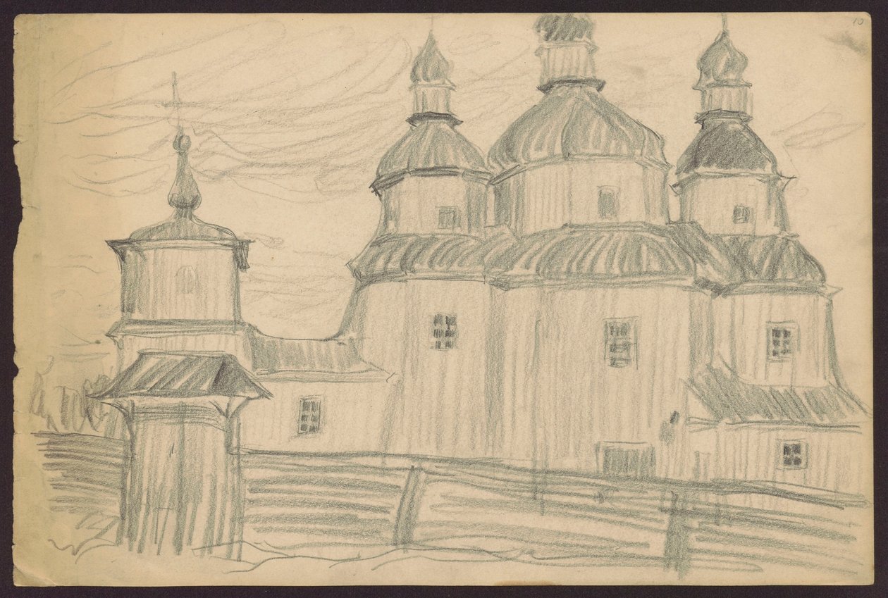 Pequena igreja ortodoxa de Tadeusz Makowski