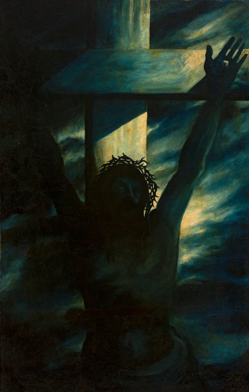 Cristo na cruz de Tadeusz Makowski