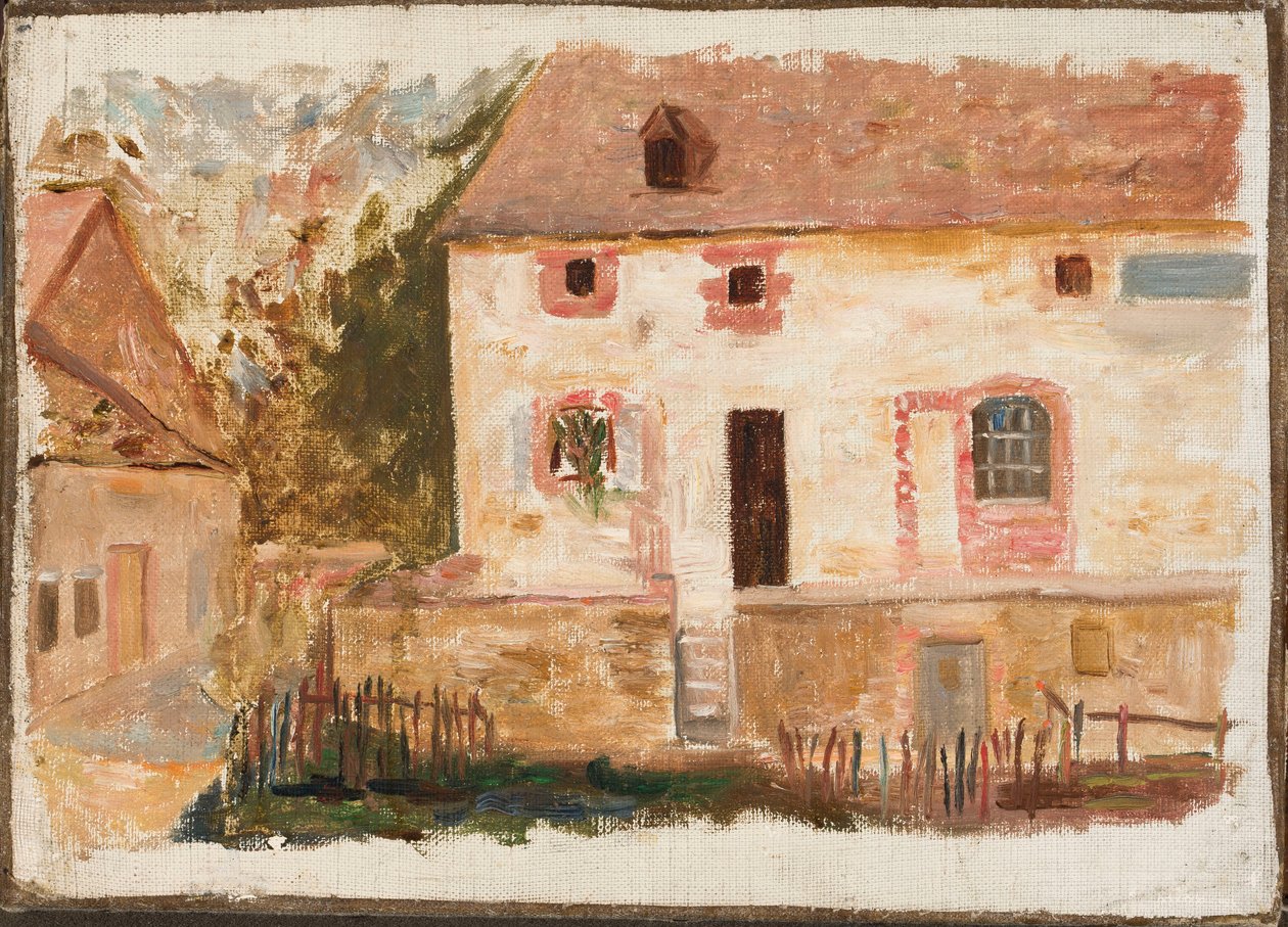 Casa com grades de Tadeusz Makowski