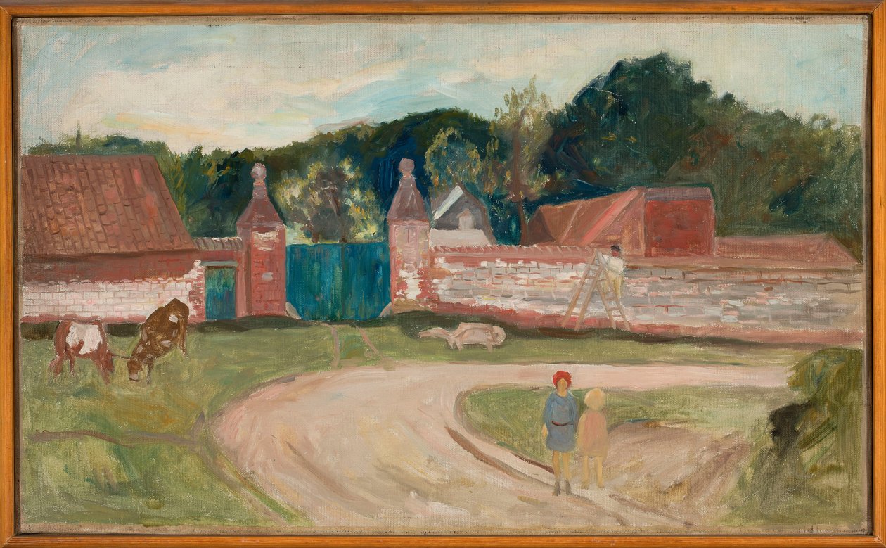 Caminho diante da quinta de Tadeusz Makowski