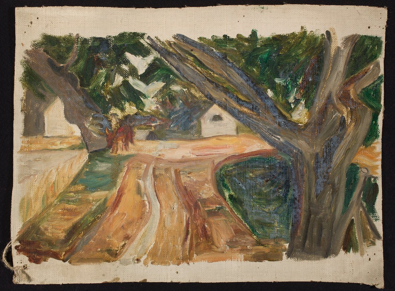 Árvores junto à estrada de Tadeusz Makowski