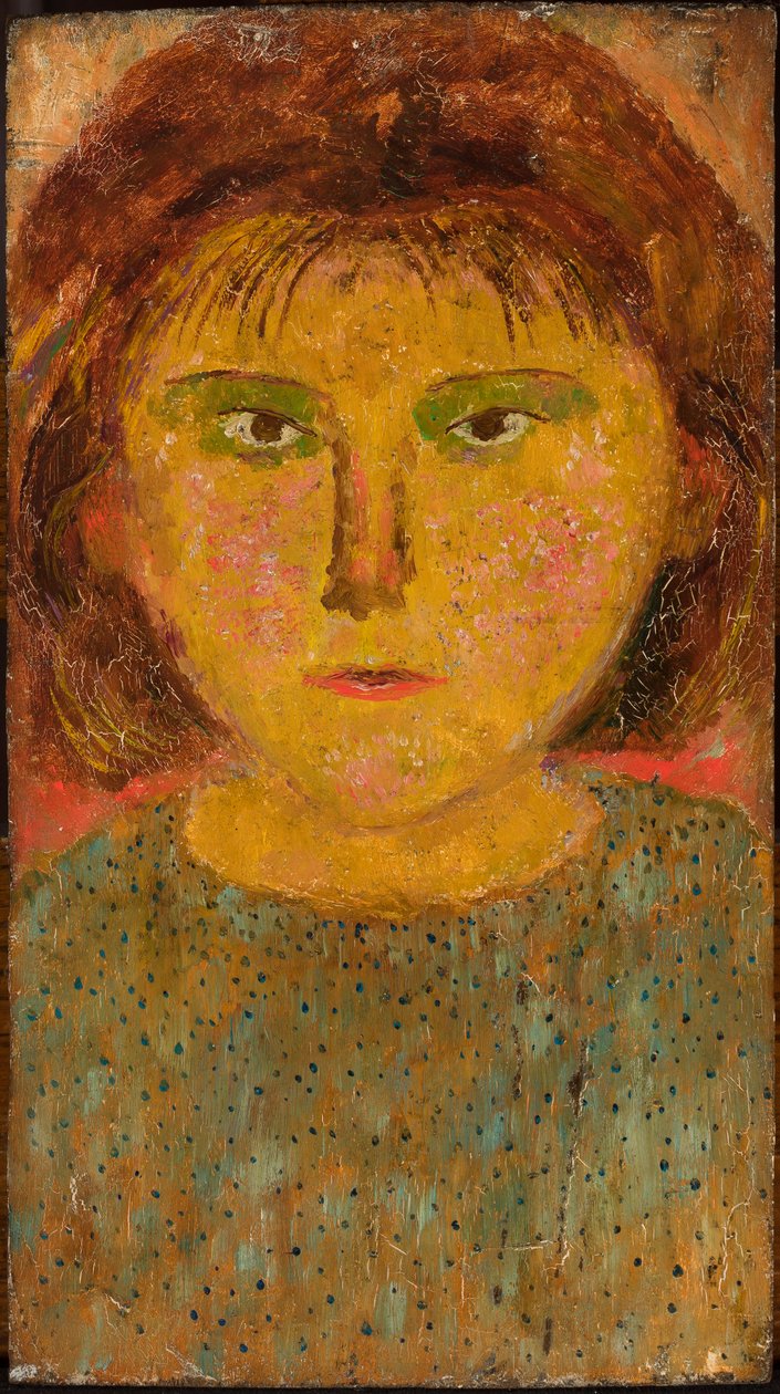 A menina com franja de Tadeusz Makowski