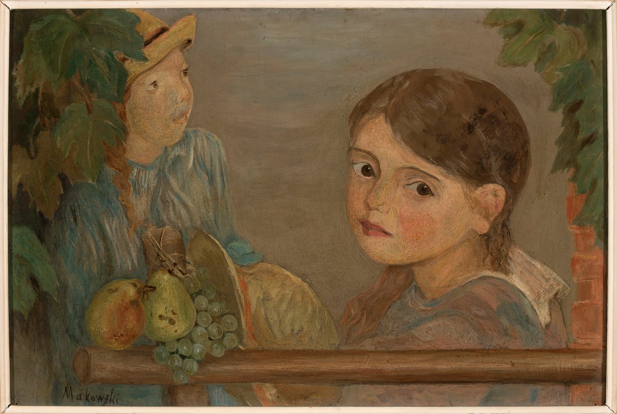 Meninas com uvas de Tadeusz Makowski