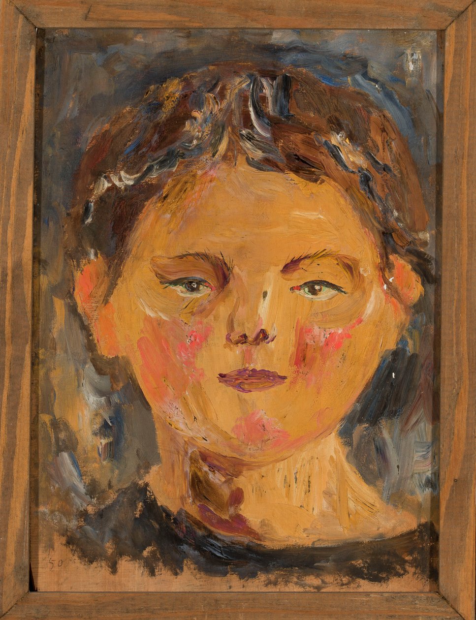 Cabeça de menina de Tadeusz Makowski