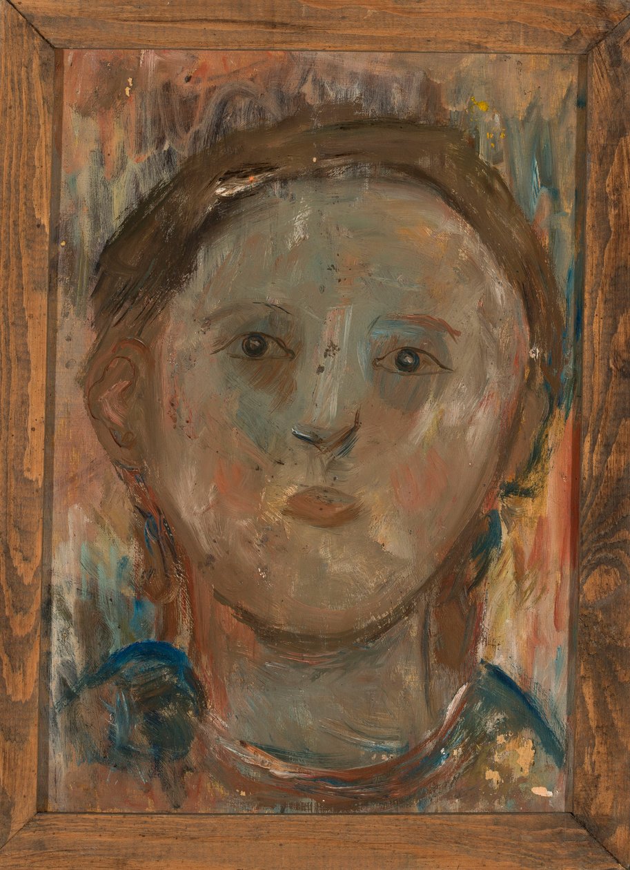 Cabeça de uma menina de Tadeusz Makowski