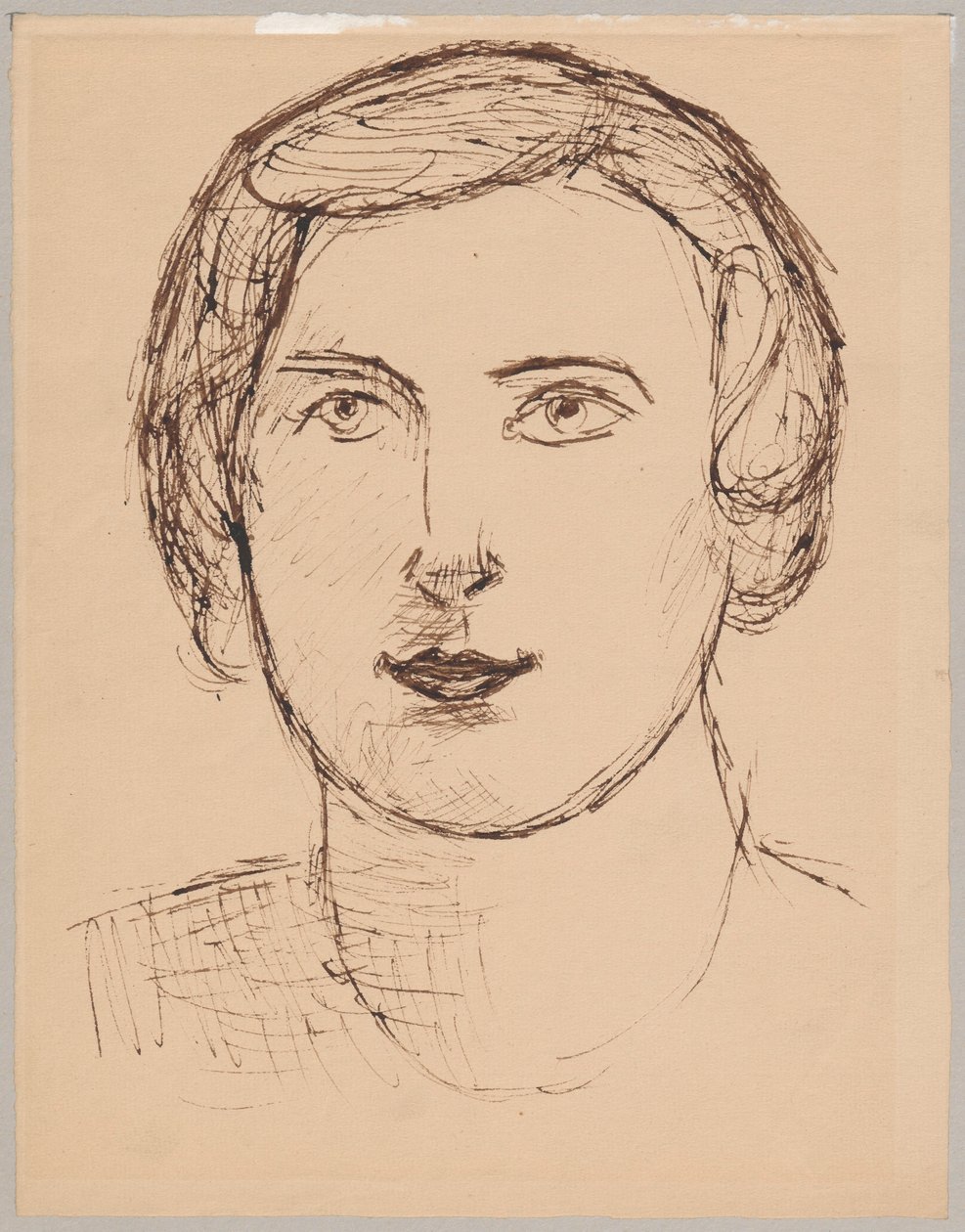 A cabeça de uma mulher de Tadeusz Makowski