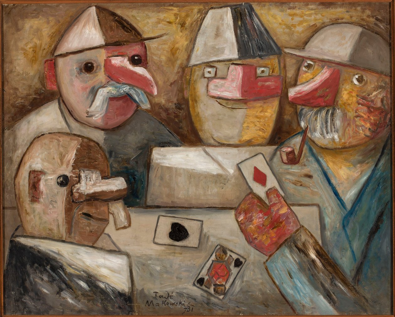 Jogo de cartas de Tadeusz Makowski