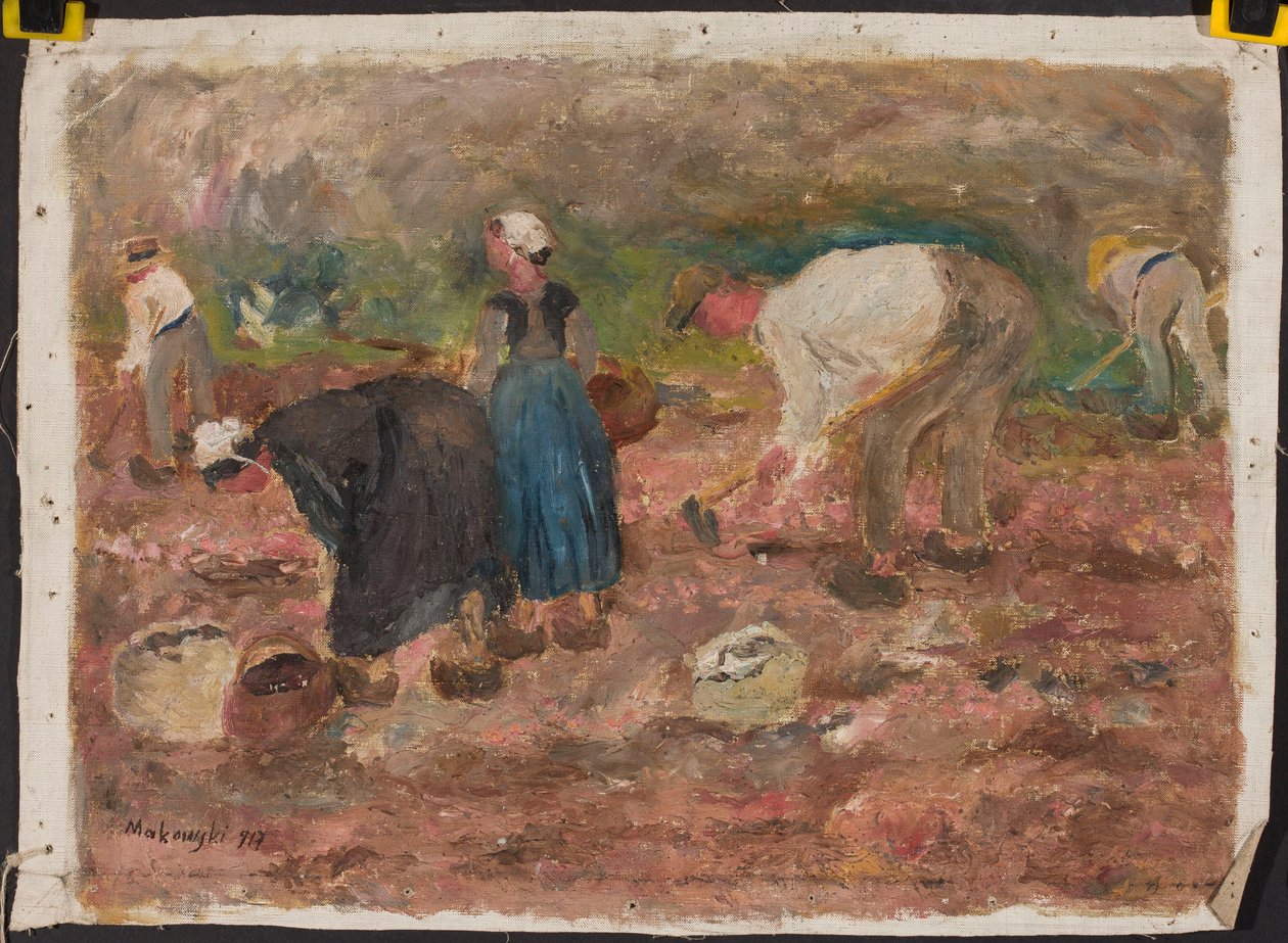 Colheita de batatas de Tadeusz Makowski