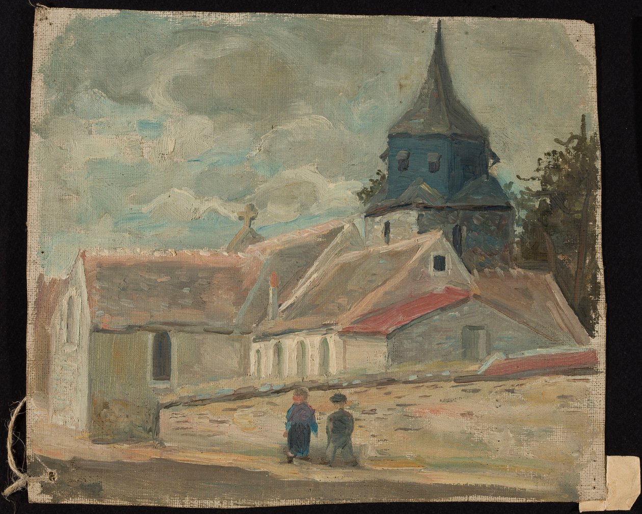 Igrejinha rural (Breuilpont) de Tadeusz Makowski