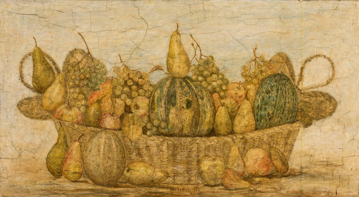 Cesto de fruta de Tadeusz Makowski
