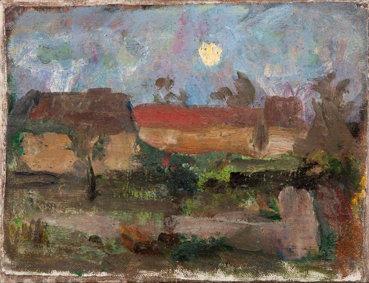 Lua sobre a aldeia de Tadeusz Makowski