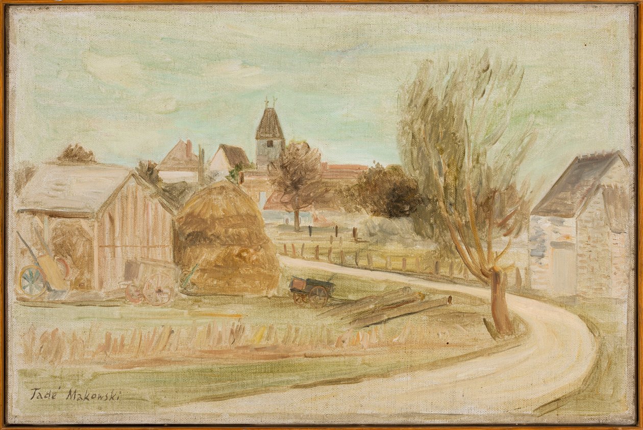 À beira da aldeia de Tadeusz Makowski