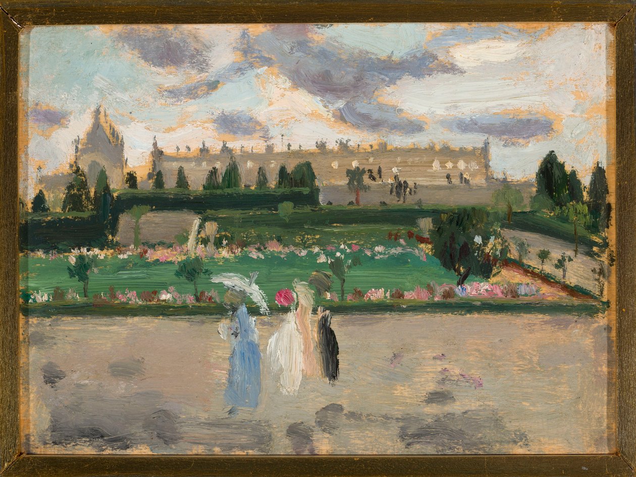 Paisagem urbana (Esplanade des Invalides) de Tadeusz Makowski