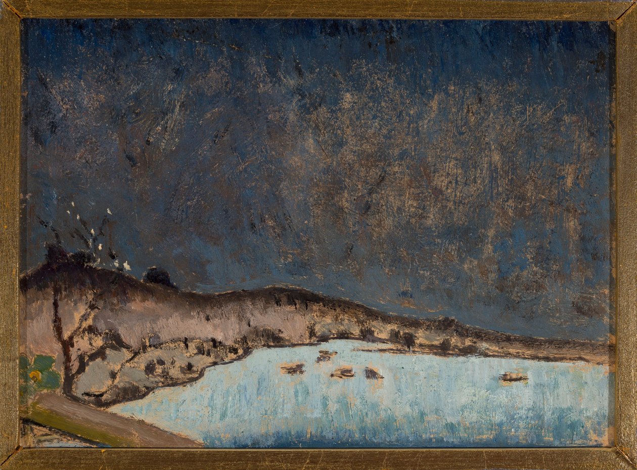 Paisagem com nuvens de Tadeusz Makowski
