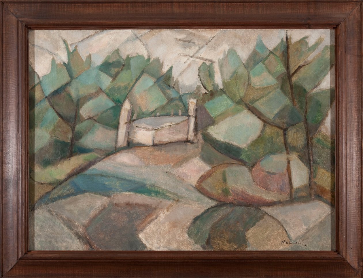 Paisagem verde de Tadeusz Makowski