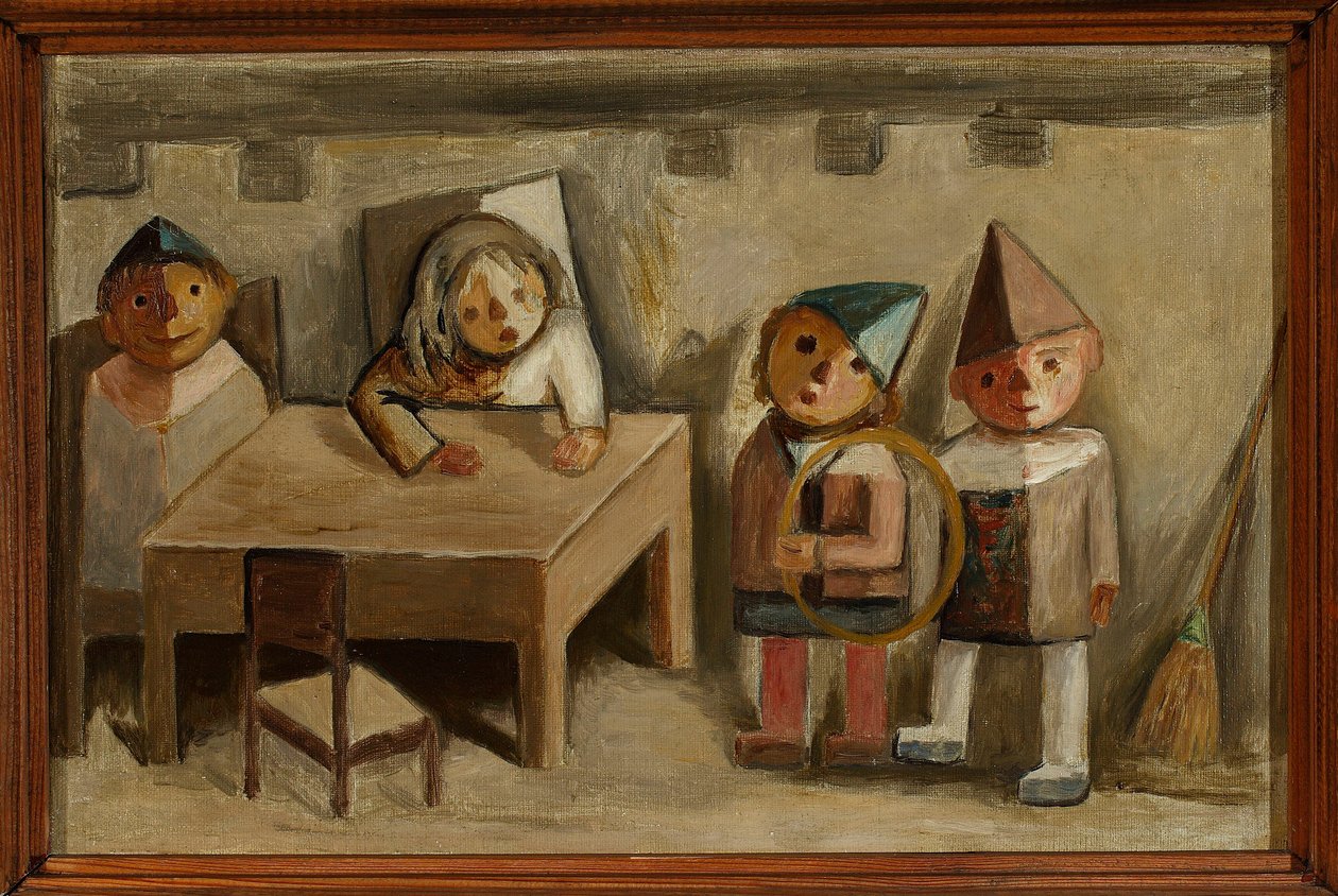 Quarto de crianças de Tadeusz Makowski